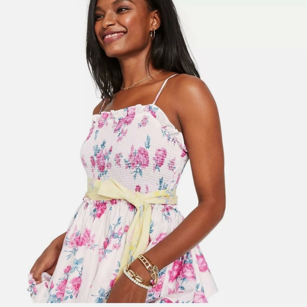 LoveShackFancy x TARGET Sz 2X Elise dress Tiered Dress Floral - Picture 3 of 16